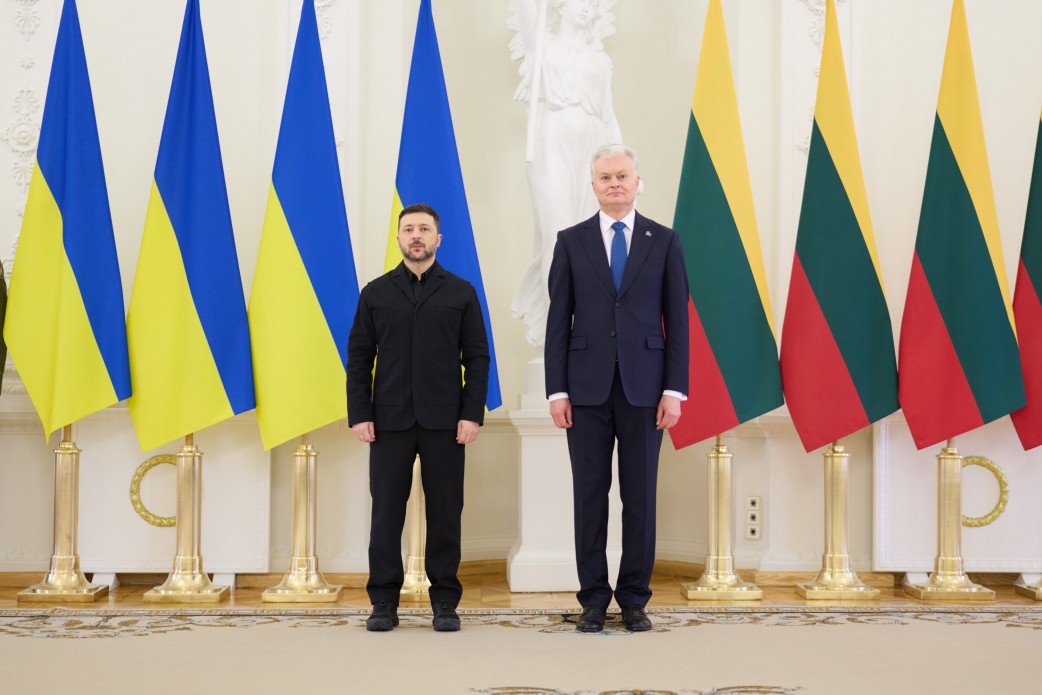 President of Ukraine Volodymyr Zelenskyy began his working visit to Lithuania wi...