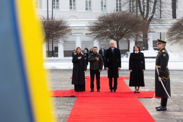 Робочий візит Президента й першої леді України до Литви для участі в заходах з нагоди річниці Січневого повстання