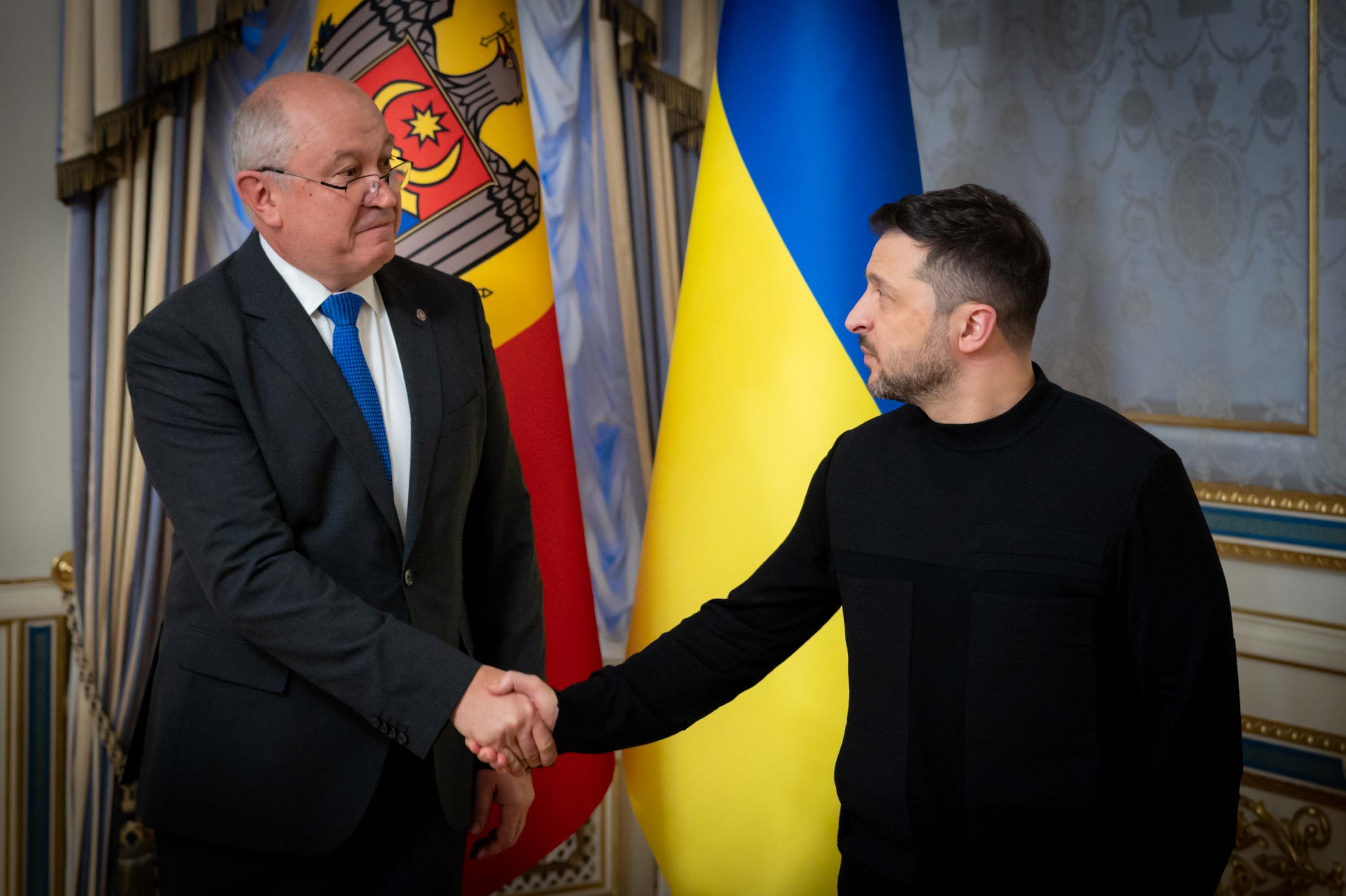 Президент України Володимир Зеленський провів зустріч із Прем’єр-міністром Молдови Александру Мунтяну, 10 лютого 2026 року.