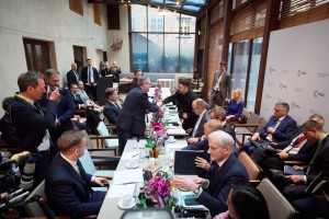 У Мюнхені Президент України Володимир Зеленський провів зустріч із партнерами в Берлінському форматі, 13 лютого 2026 року.