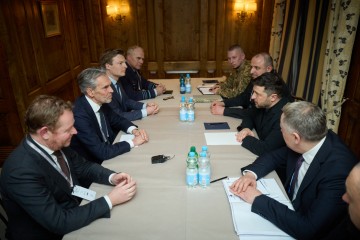 Володимир Зеленський і Дік Схооф обговорили ідеї, які можуть допомогти у зміцненні протиповітряної оборони 