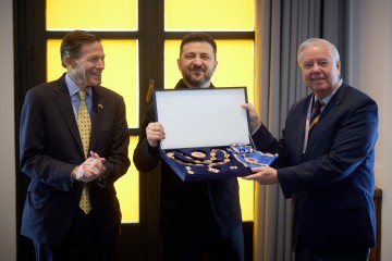 In Munich, the President Met with U.S. Senators