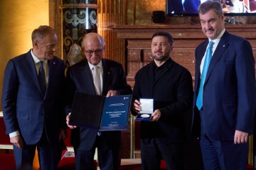 On Behalf of the Ukrainian People, the President of Ukraine Received the Ewald von Kleist Award