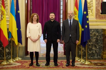 Президент зустрівся з головами обох палат Генеральних кортесів Іспанії