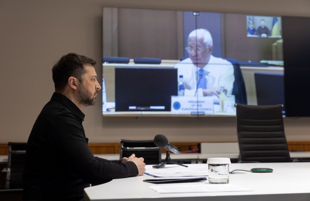 It Depends on All of Us Together to Make Sure the Russians Do Not Come to These Talks Feeling that Their Position Has Grown Much Stronger – President During His Address to Participants of the European Council Meeting