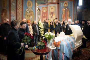 The President and the First Lady Attended the Farewell Ceremony for Patriarch Filaret