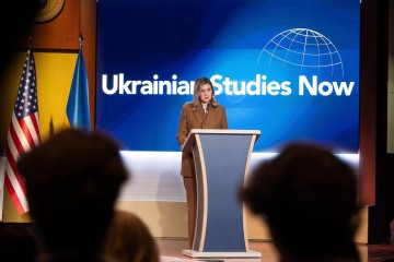 Олена Зеленська взяла участь у приєднанні ще двох провідних американських університетів до Глобальної коаліції українських студій