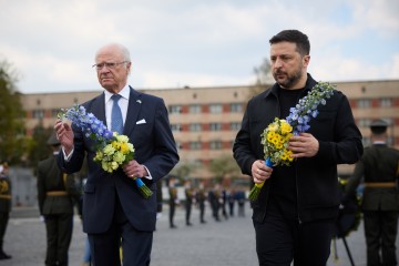 У Львові Президент України й Король Швеції вшанували пам’ять загиблих українських воїнів