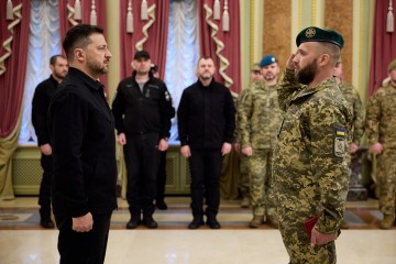 Президент відзначив прикордонників державними нагородами з нагоди їхнього професійного свята