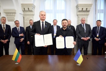 Президенти України та Литви підписали угоду про співробітництво в оборонній сфері у форматі Drone Deal