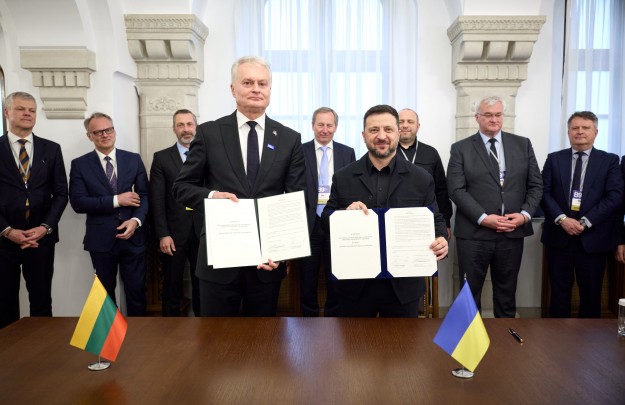The President of Ukraine and the President of Lithuania Signed an Agreement on Cooperation in the Area of Defense under the Drone Deal Format