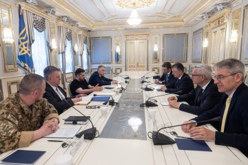 Volodymyr Zelenskyy Discussed Strengthening Defense Support and Countering Threats from Russia with a German Delegation