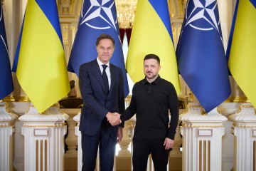 Балістика – це останній російський аргумент у війні проти України, і треба знайти достатньо протидії – Президент після зустрічі з Генсеком НАТО 