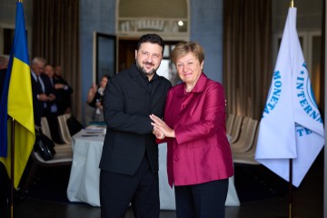 Володимир Зеленський і Крісталіна Георгієва обговорили подальшу підтримку України з боку МВФ