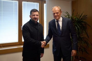 У Брюсселі Володимир Зеленський зустрівся з Дональдом Туском