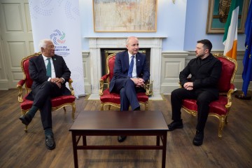 Президент України, Президент Євроради та Прем’єр-міністр Ірландії скоординували пріоритети українського порядку денного на час головування Ірландії в Раді Євросоюзу