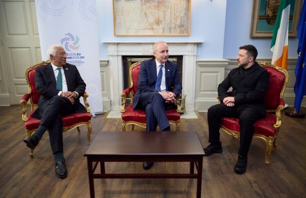 The President of Ukraine, the President of the European Council, and the Taoiseach of Ireland Coordinated the Priorities of the Ukrainian Agenda during Ireland’s EU Council Presidency