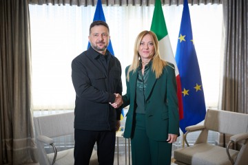 Посилення ППО та підготовка Drone Deal: Володимир Зеленський зустрівся з Джорджею Мелоні