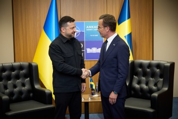 Постачання винищувачів Gripen і зміцнення української ППО: Президент України зустрівся з Прем’єр-міністром Швеції