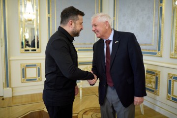Санкції проти Росії, дипломатична робота та підтримка України в Конгресі: Володимир Зеленський зустрівся з Ліндсі Гремом