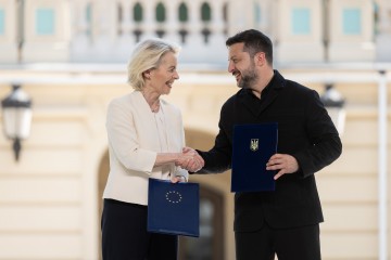 Президент України та Президентка Єврокомісії підписали документ, який став першим кроком до Drone Deal
