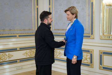 Оборонна співпраця та вступ України до ЄС: Президент зустрівся з міністеркою закордонних справ Латвії