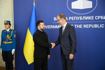 Президент України обговорив із Прем’єр-міністром Сербії реалізацію проєктів у галузі транспорту, інфраструктури, підтримку енергетики та гуманітарну допомогу українцям