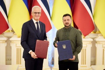 Володимир Зеленський і Йонас Гар Стере підписали Угоду про оборонне співробітництво та Спільну декларацію про стратегічне партнерство
