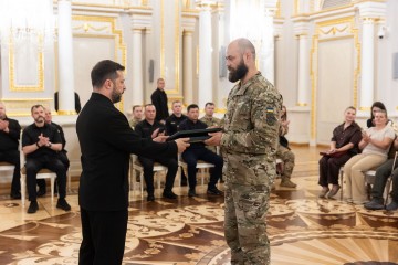 On the Day of Remembrance of the Defenders of Ukraine, the President Presented State Awards to Warriors and the Families of Fallen Heroes