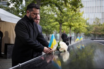 The President Honored the Memory of 9/11 Terrorist Attack Victims in New York