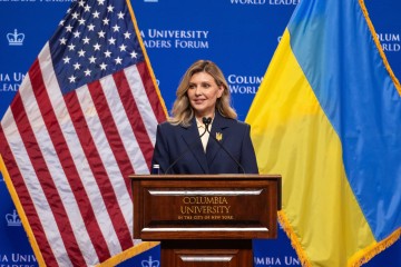 Олена Зеленська обговорила зі студентами та викладачами Колумбійського університету тему стійкості