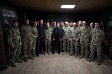 Напередодні Дня захисників і захисниць Президент нагородив воїнів, які обороняють Україну на Лиманському напрямку